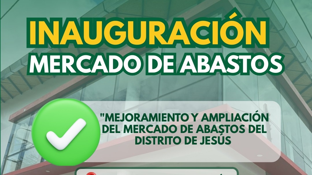 Inauguración mercado de abastos