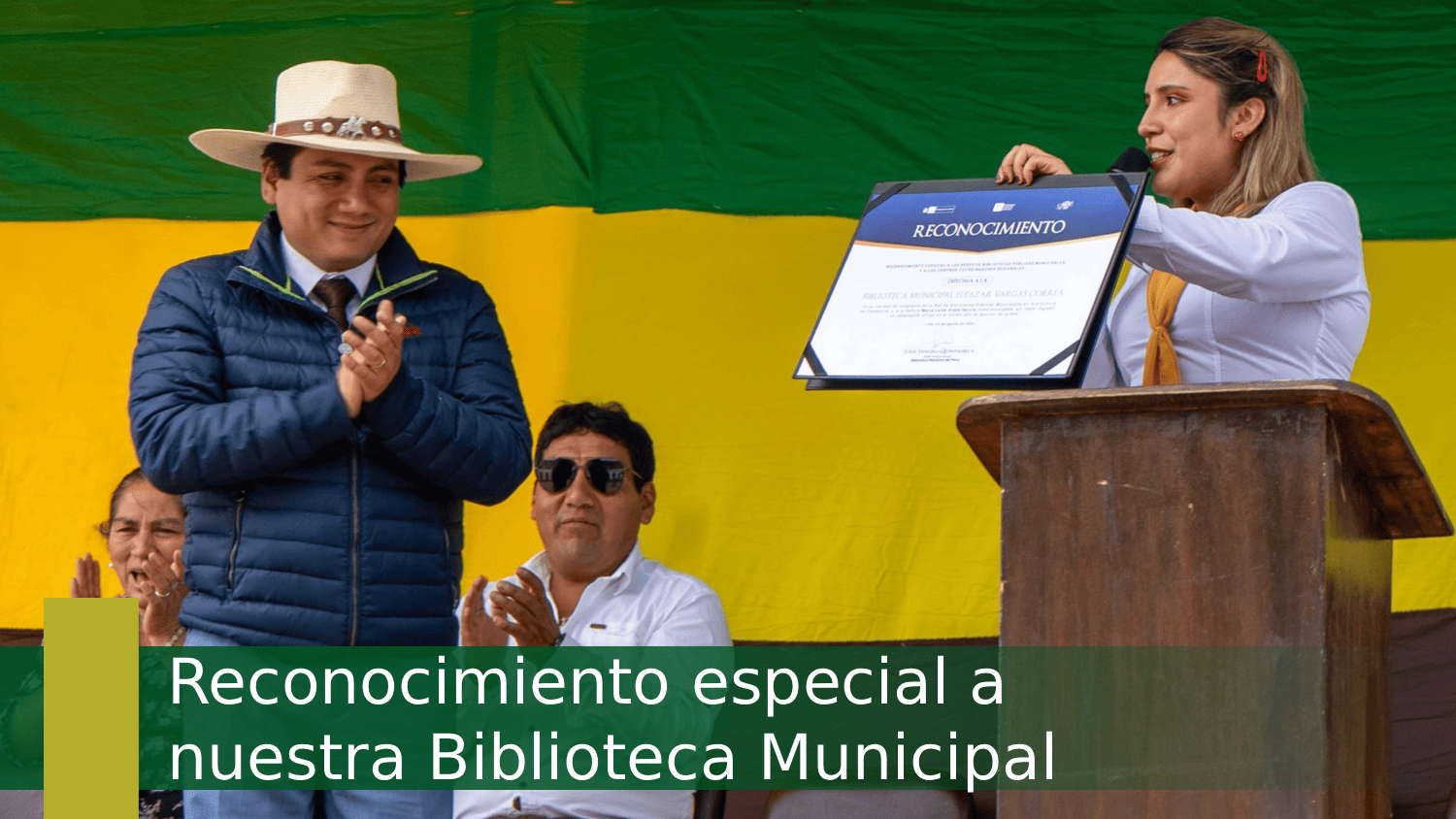 Reconocimiento especial a nuestra Biblioteca Municipal