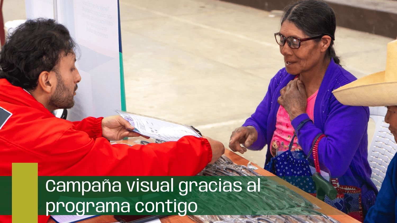 Campaña visual gracias al programa contigo