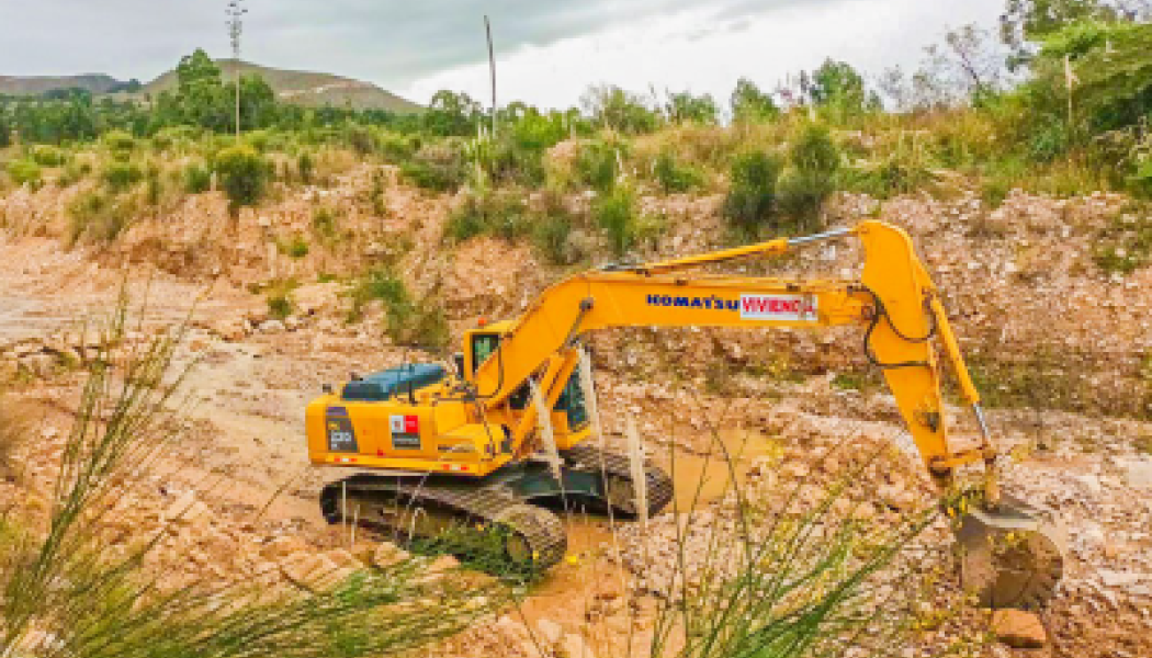 Descolmatación quebrada Llamac Totora - Centro Poblado Huaraclla