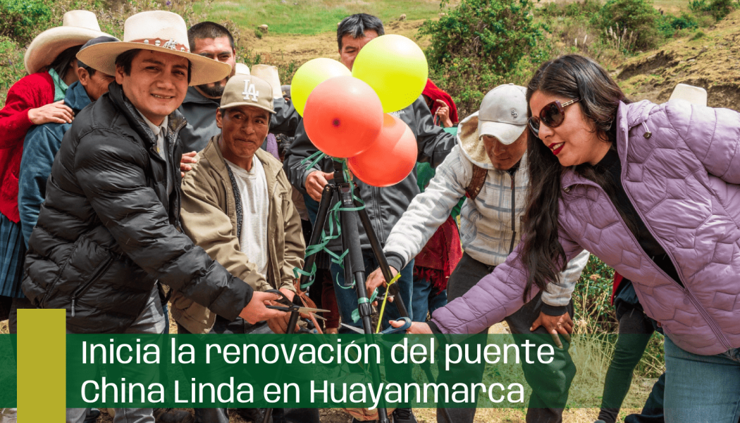 Inicia la renovación del puente China Linda en Huayanmarca