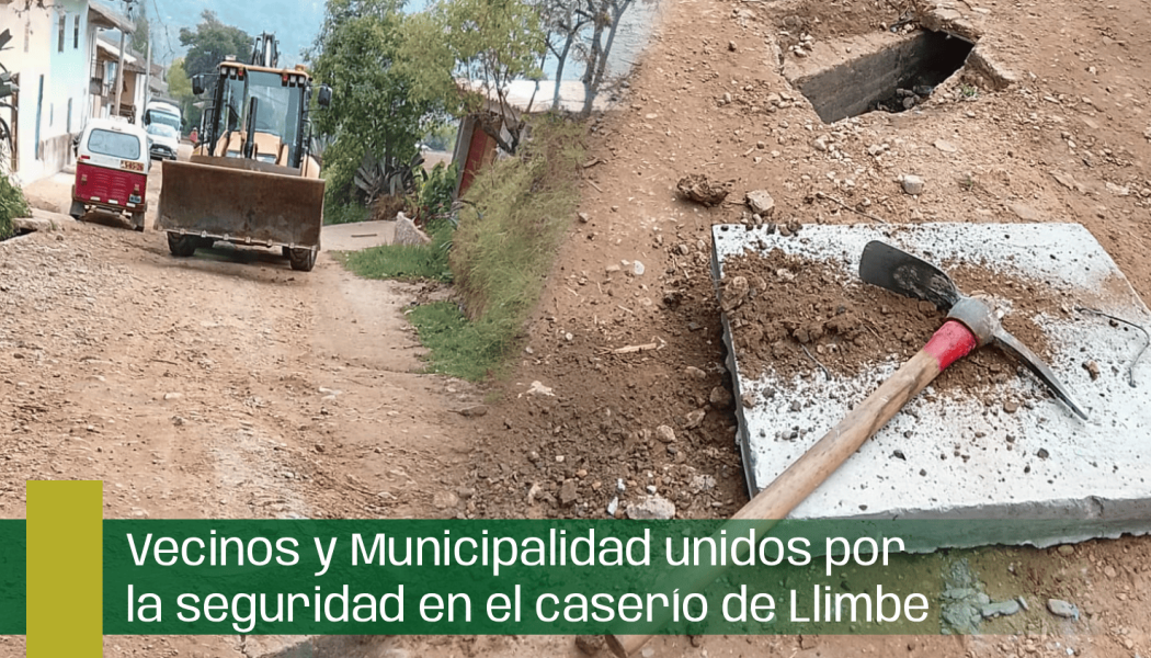 Vecinos y Municipalidad unidos por la seguridad en el caserío de Llimbe