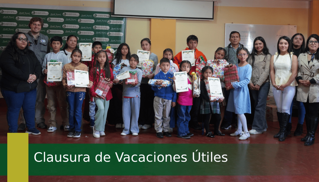 Clausura de Vacaciones Útiles